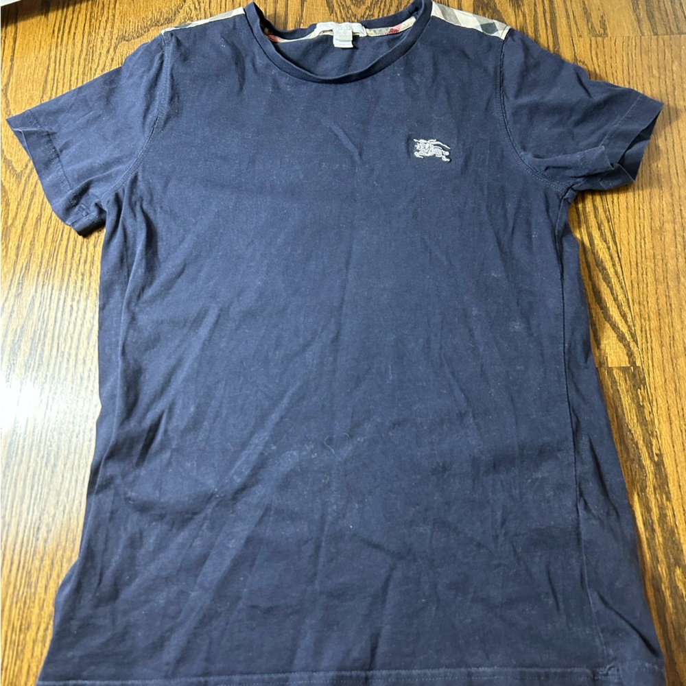 AUTHENTIC Burberry Boys Navy Blue T-Shirt